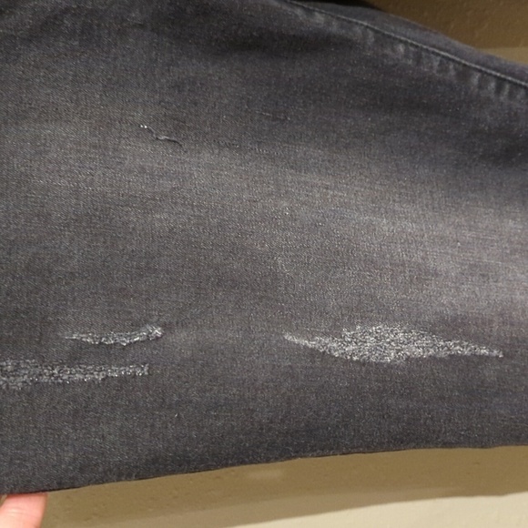 K.Jordan Black Washed Jeans Embellished Bling Size 14 - Picture 7 of 13